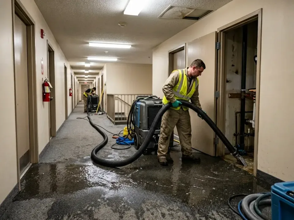 multi-unit-apartment-hallway-f-005 — frequently asked questions, Emergency Burst Pipe Water Extraction & Removal in Perkins,…